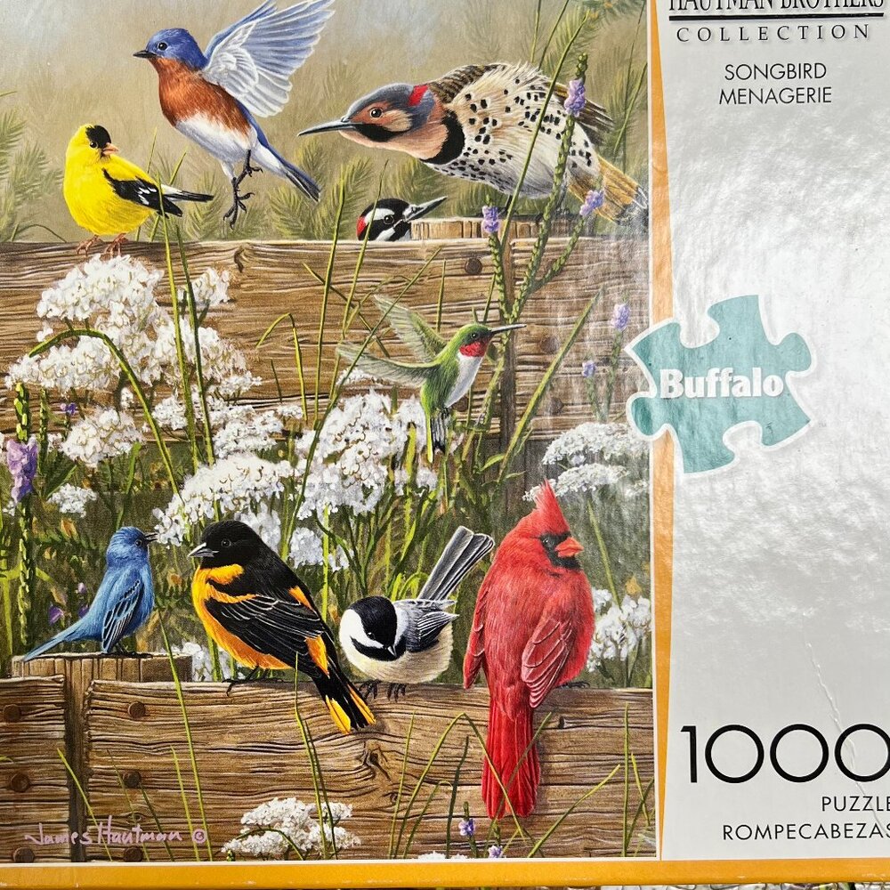 FIRM! Pretty Songbird Menagerie Puzzle 1,000 Pc.